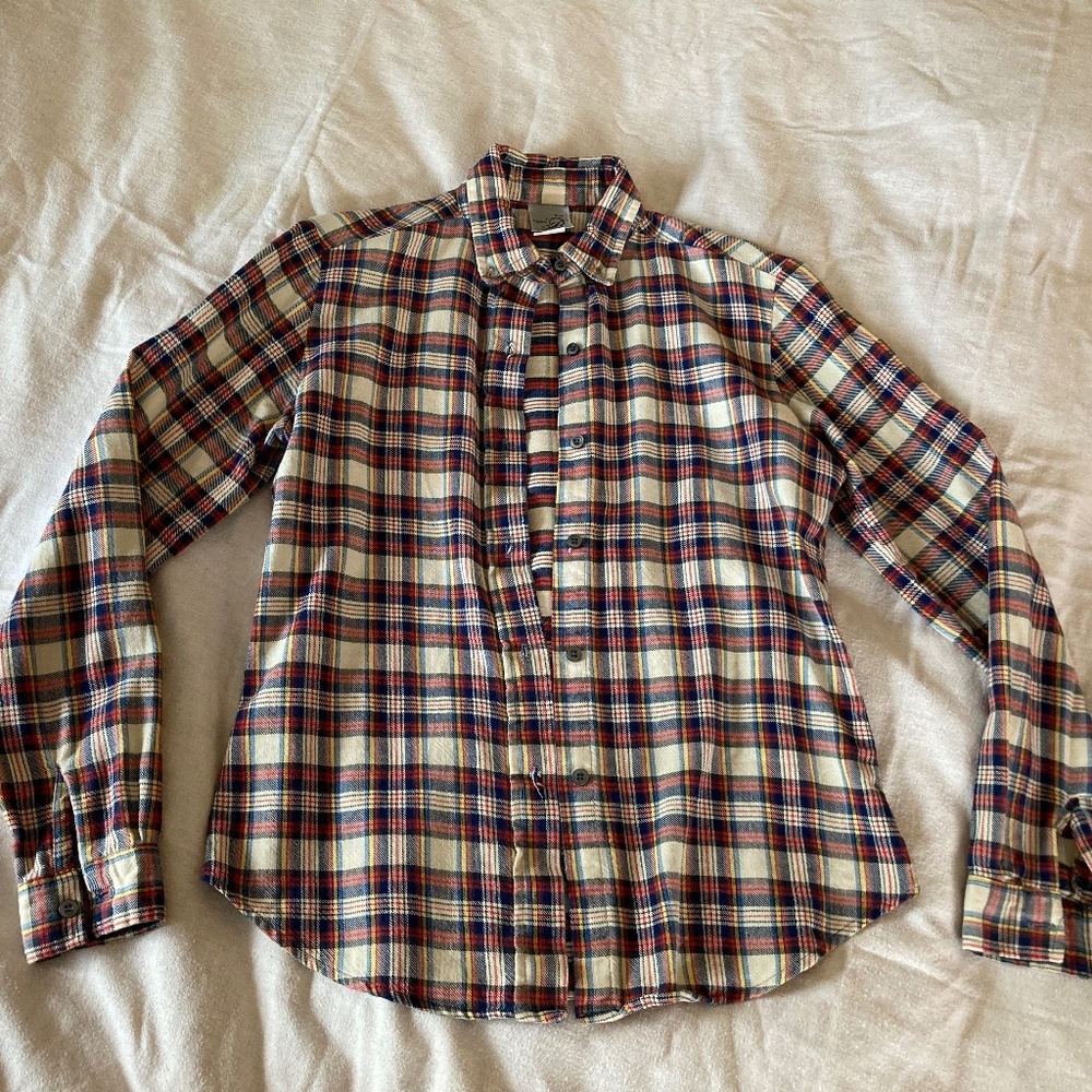 Vintage plaid button-down